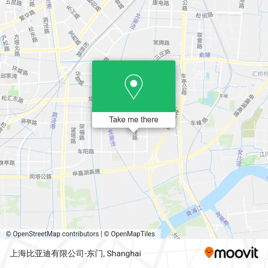 上海比亚迪有限公司-东门 map