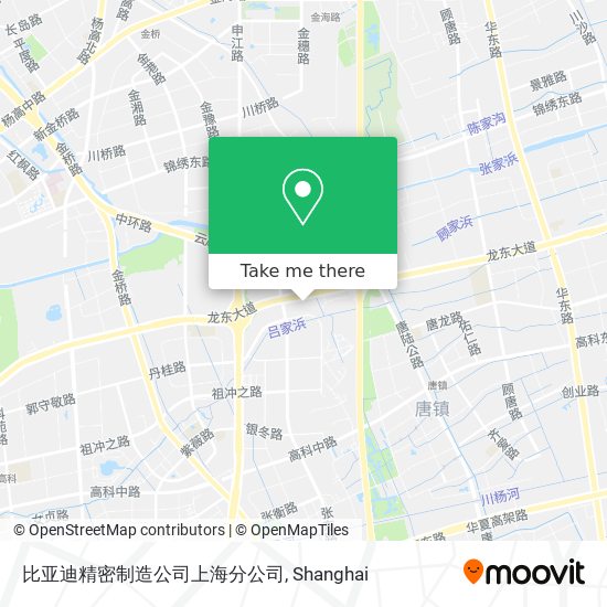 比亚迪精密制造公司上海分公司 map