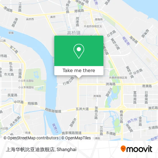 上海华帆比亚迪旗舰店 map