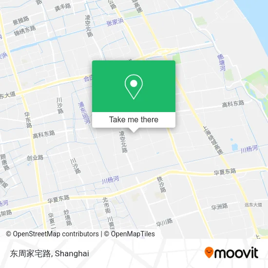 东周家宅路 map