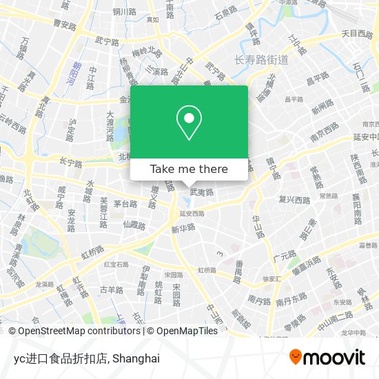 yc进口食品折扣店 map