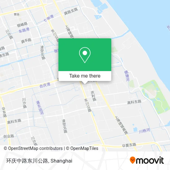 环庆中路东川公路 map