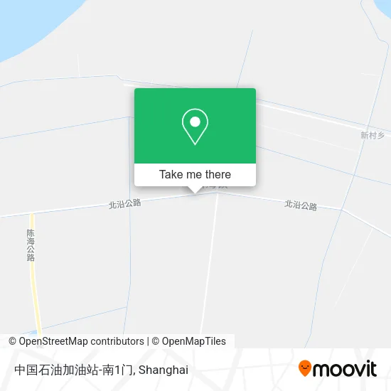 中国石油加油站-南1门 map