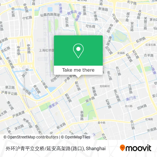 外环沪青平立交桥/延安高架路(路口) map