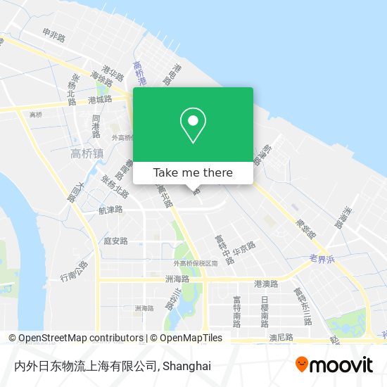 内外日东物流上海有限公司 map