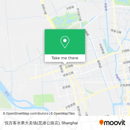 悦百客水果大卖场(昆港公路店) map