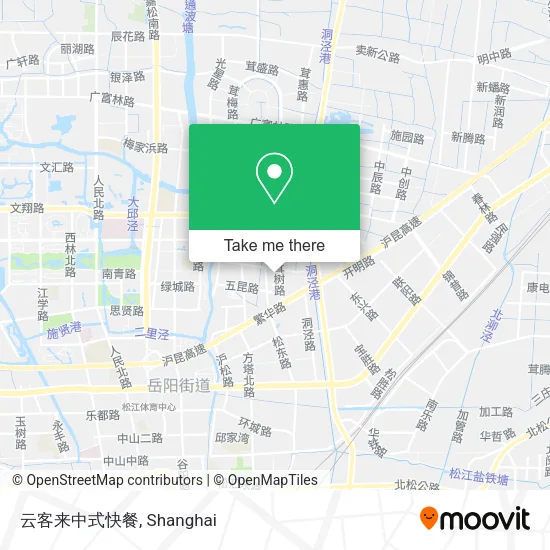 云客来中式快餐 map