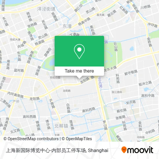上海新国际博览中心-内部员工停车场 map