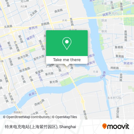 特来电充电站(上海紫竹园区) map