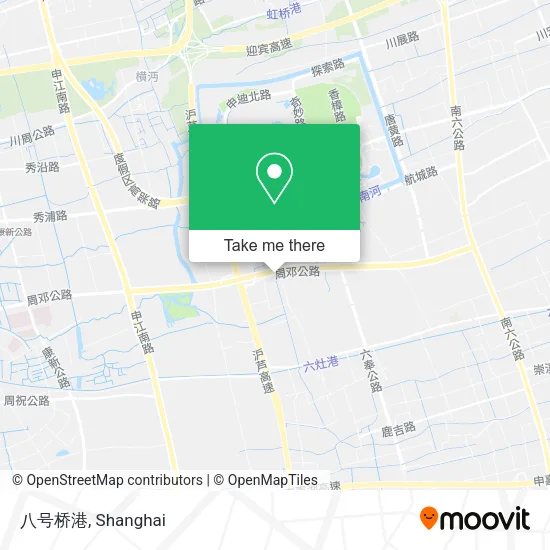 八号桥港 map