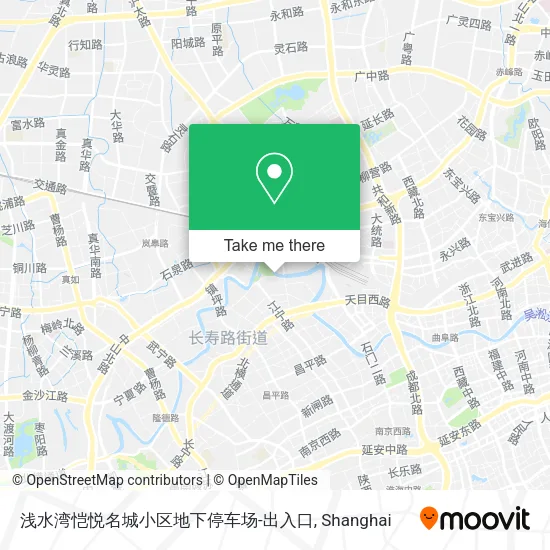 浅水湾恺悦名城小区地下停车场-出入口 map