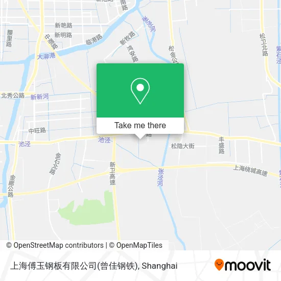 上海傅玉钢板有限公司(曾佳钢铁) map