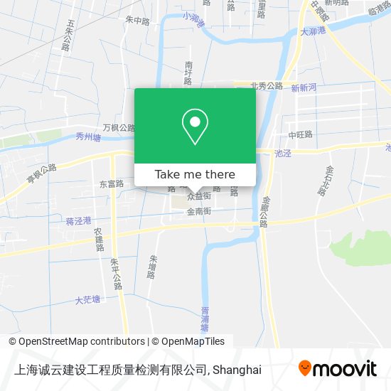 上海诚云建设工程质量检测有限公司 map