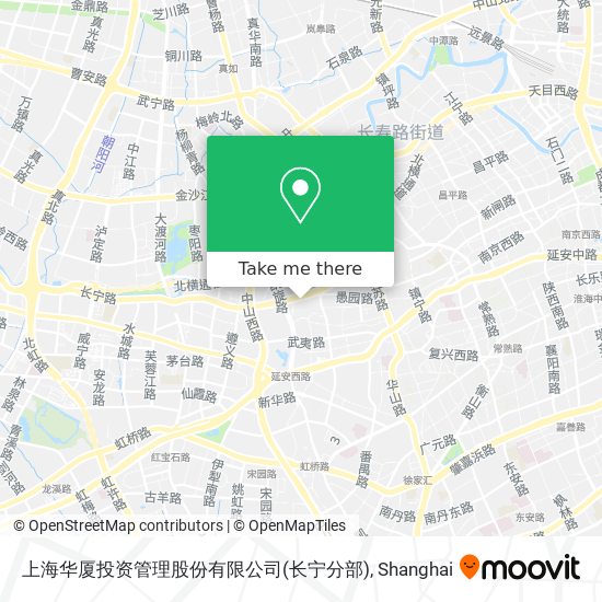 上海华厦投资管理股份有限公司(长宁分部) map