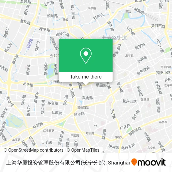 上海华厦投资管理股份有限公司(长宁分部) map
