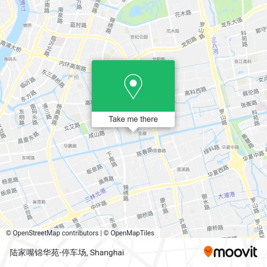 陆家嘴锦华苑-停车场 map