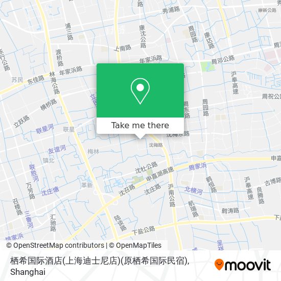 栖希国际酒店(上海迪士尼店)(原栖希国际民宿) map