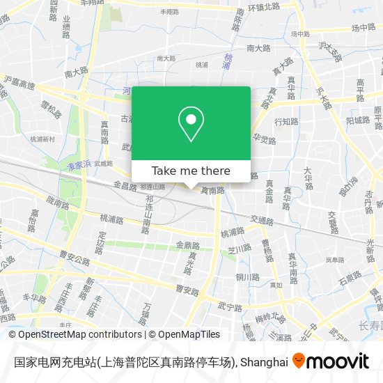 国家电网充电站(上海普陀区真南路停车场) map