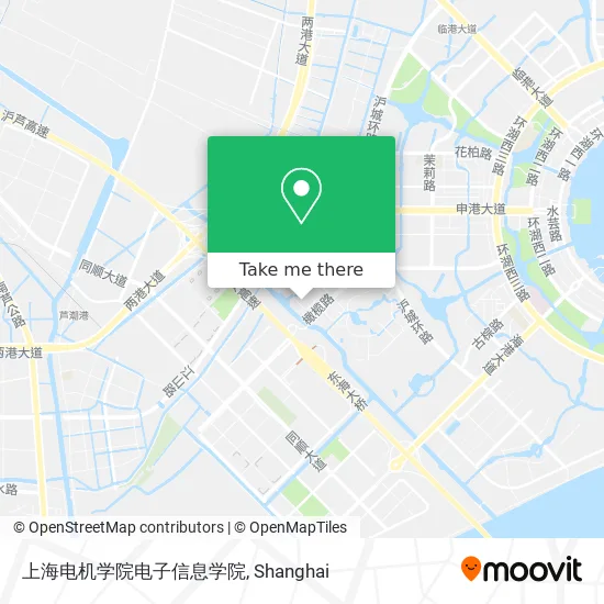 上海电机学院电子信息学院 map