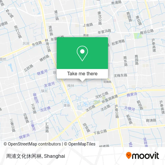 周浦文化休闲林 map