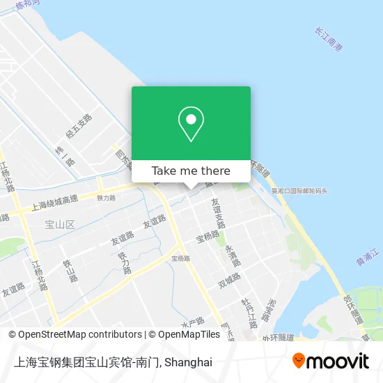 上海宝钢集团宝山宾馆-南门 map