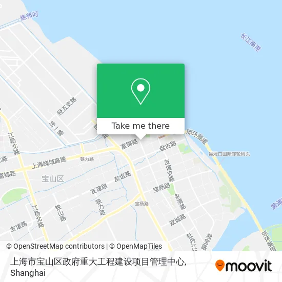 上海市宝山区政府重大工程建设项目管理中心 map