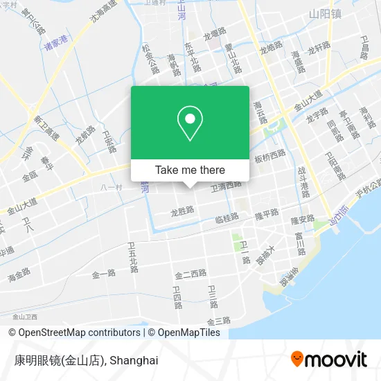 康明眼镜(金山店) map