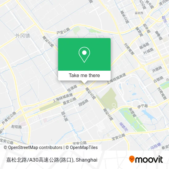嘉松北路/A30高速公路(路口) map