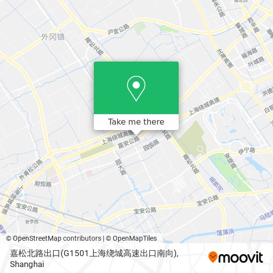 嘉松北路出口(G1501上海绕城高速出口南向) map