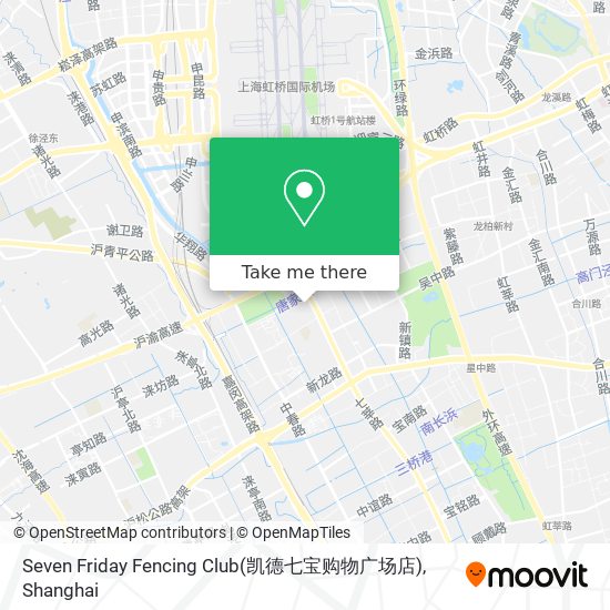 Seven Friday Fencing Club(凯德七宝购物广场店) map