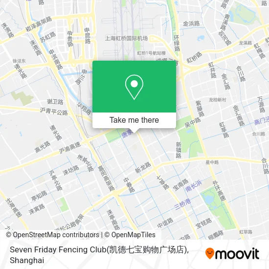 Seven Friday Fencing Club(凯德七宝购物广场店) map