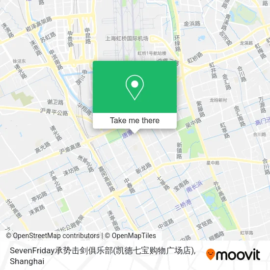 SevenFriday承势击剑俱乐部(凯德七宝购物广场店) map