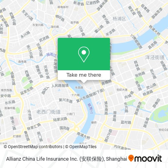 Allianz China Life Insurance Inc. (安联保险) map