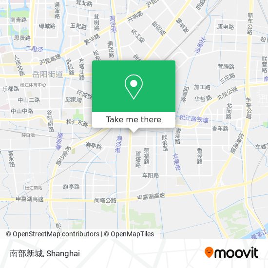 南部新城 map