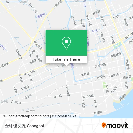 金珠理发店 map