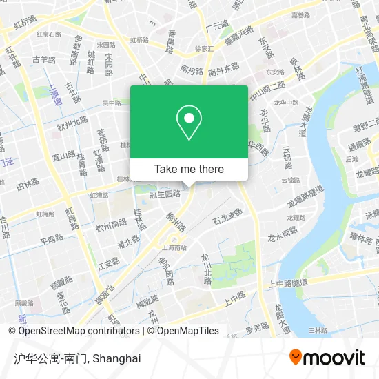 沪华公寓-南门 map