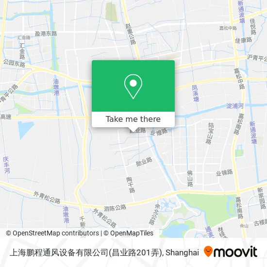 上海鹏程通风设备有限公司(昌业路201弄) map