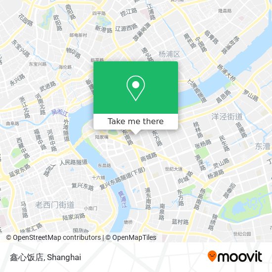 鑫心饭店 map