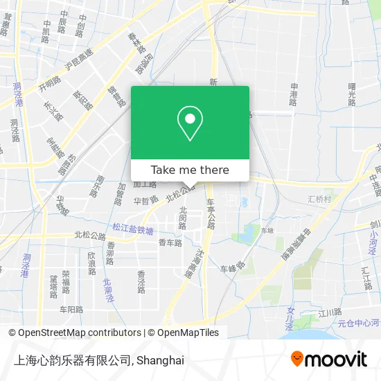 上海心韵乐器有限公司 map