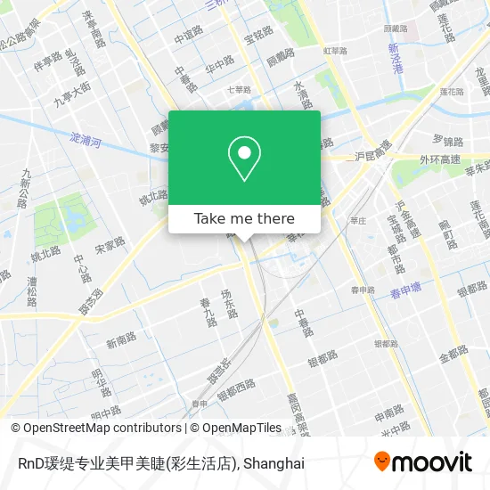 RnD瑗缇专业美甲美睫(彩生活店) map