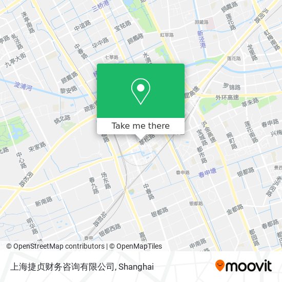 上海捷贞财务咨询有限公司 map