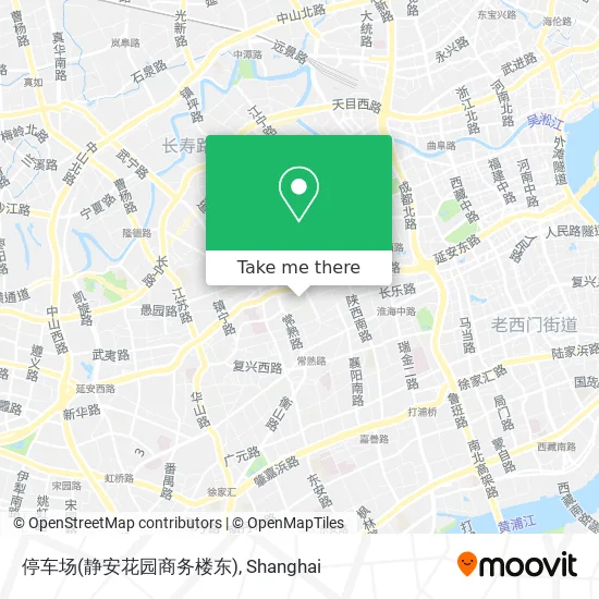 停车场(静安花园商务楼东) map