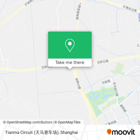 Tianma Circuit (天马赛车场) map