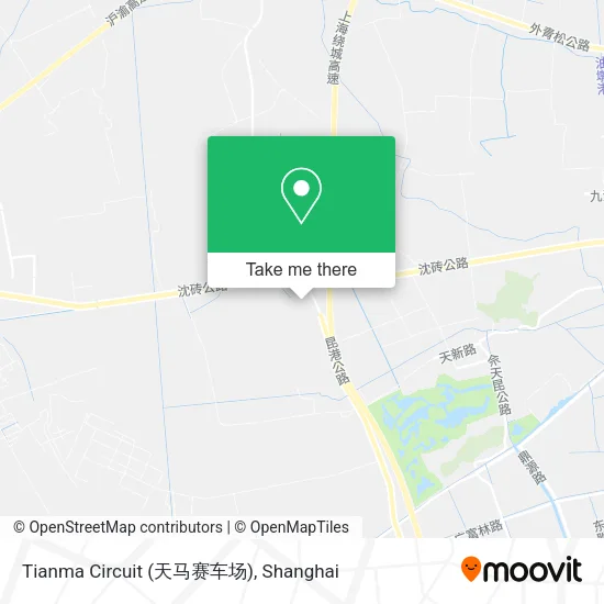 Tianma Circuit (天马赛车场) map