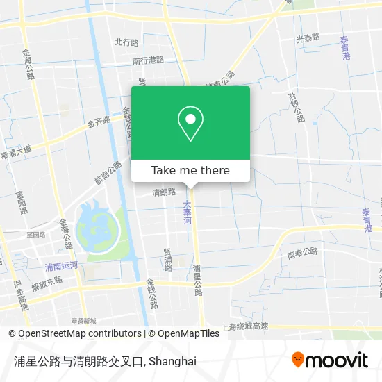 浦星公路与清朗路交叉口 map