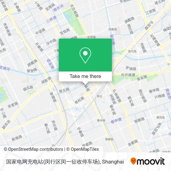 国家电网充电站(闵行区闵一征收停车场) map