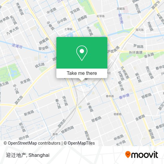 迎迁地产 map
