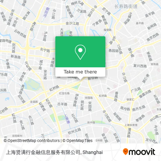 上海贤满行金融信息服务有限公司 map