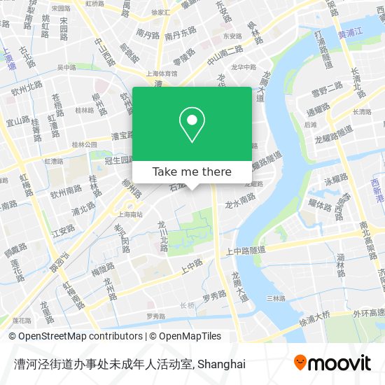 漕河泾街道办事处未成年人活动室 map