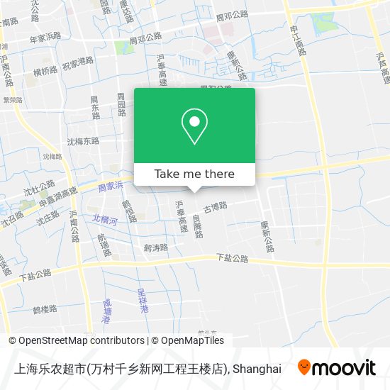上海乐农超市(万村千乡新网工程王楼店) map